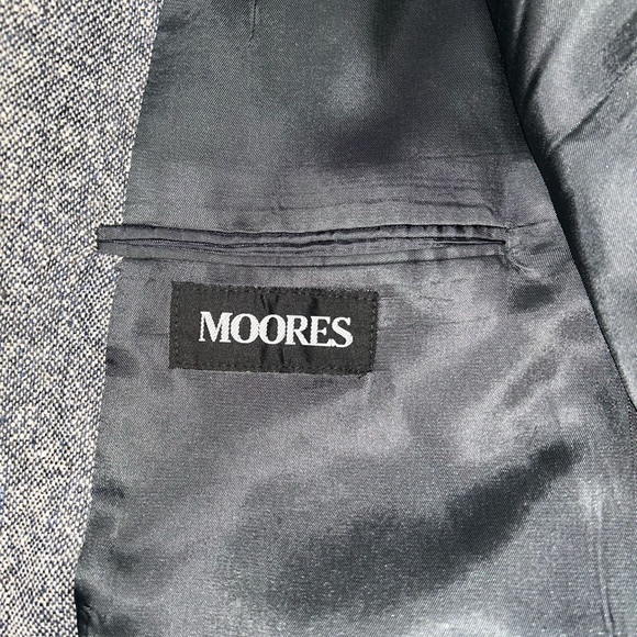 Vintage Wool/Silk Charcoal Gray Men's Blazer - Picture 5 of 5